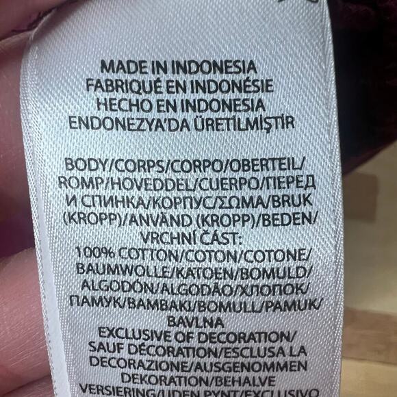 Polo Ralph Lauren Men's Long Sleeve Burgundy Maroon Shirt Size Large Slim Fit - Picture 8 of 8